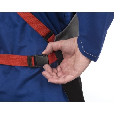 Delantal Soldador Arc Knight® 38-44 Ignífugo con Cuero Weldas