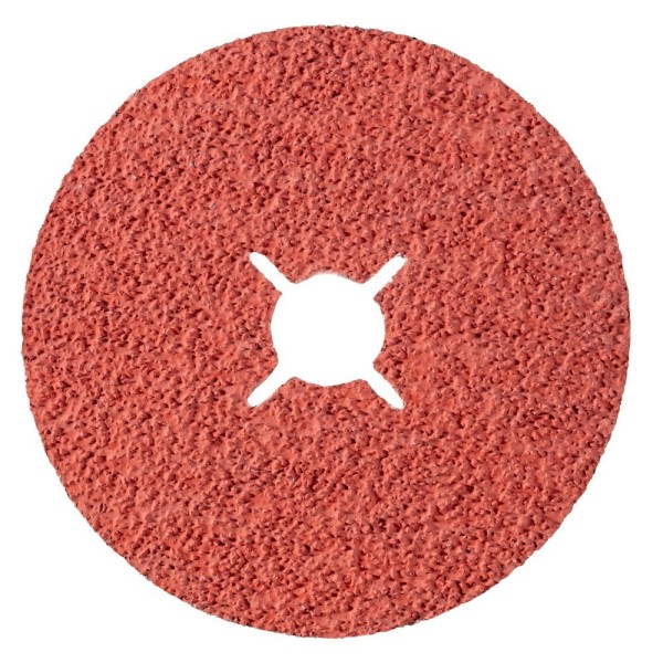 Disco de Fibra Cerámico RHODIUS KFX – Ø125 mm, Grano 36 (Caja 25 uds.)