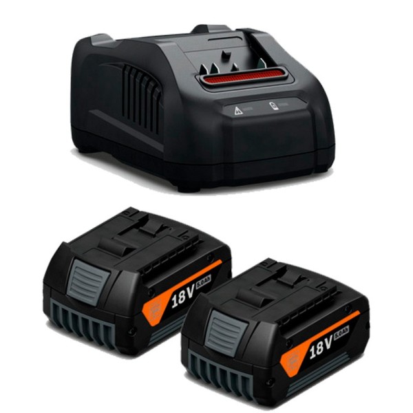 Set de Baterías FEIN GBA 18V 5.0Ah AS + Cargador Rápido GAL 1880 CV